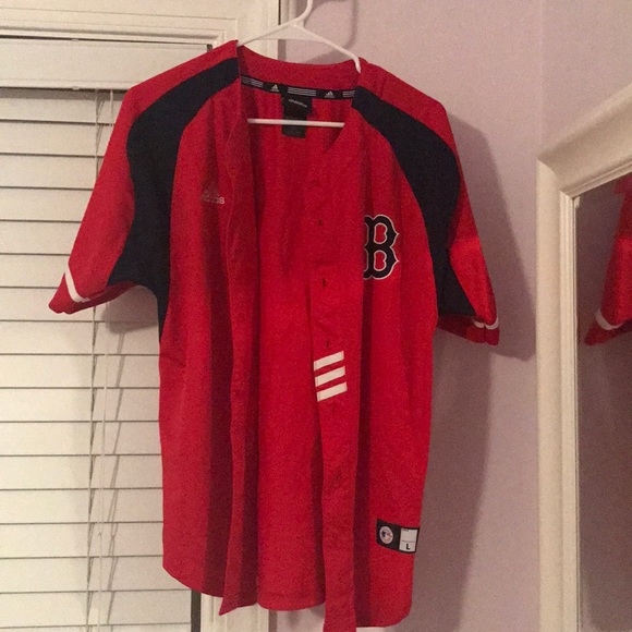 red socks baseball jersey